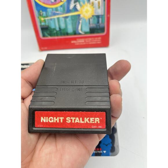 Night Stalker Intellivision Game With Box Manual And Overlays Mattel - Picture 6 of 11